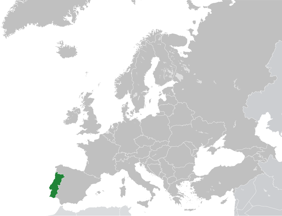 Map of Portugal
