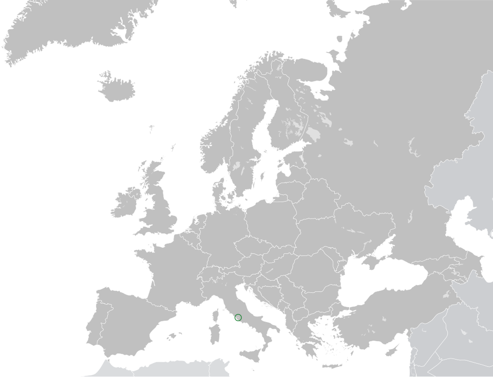 Map of Vatican City