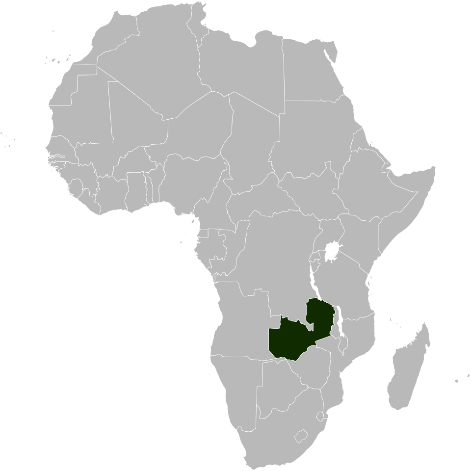 Map of Zambia